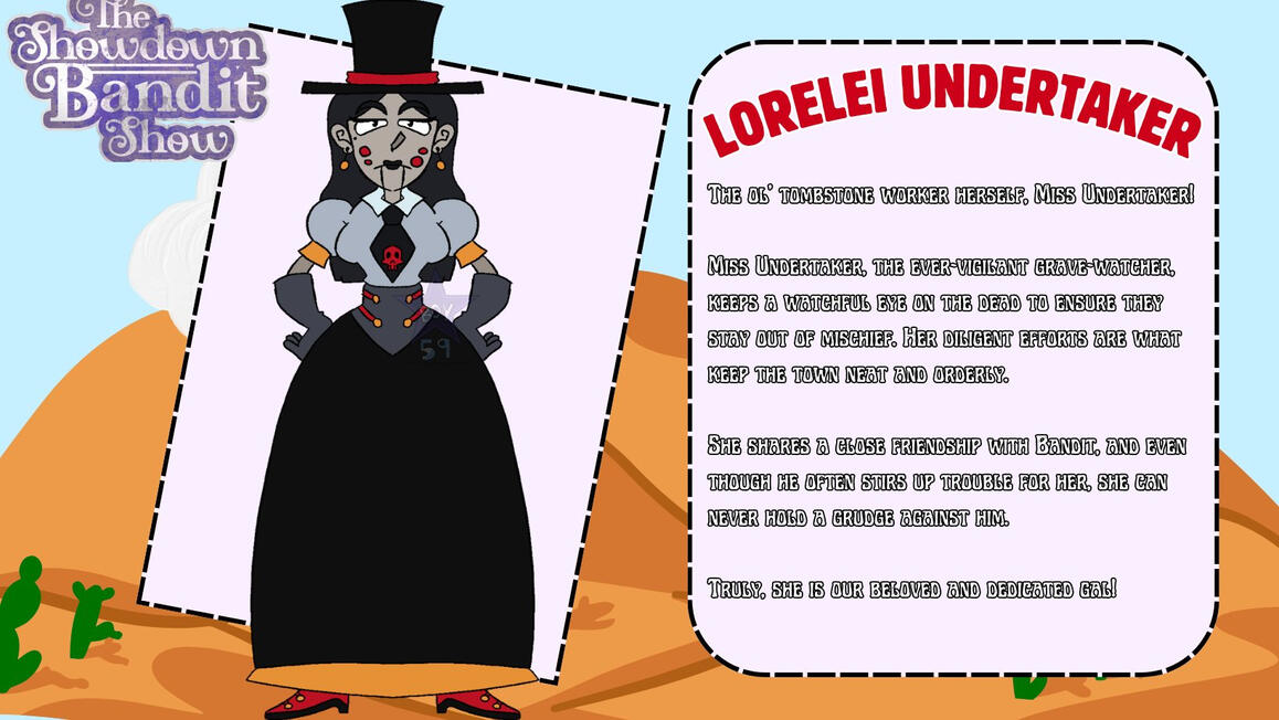 MISS UNDERTAKER TOON INFO