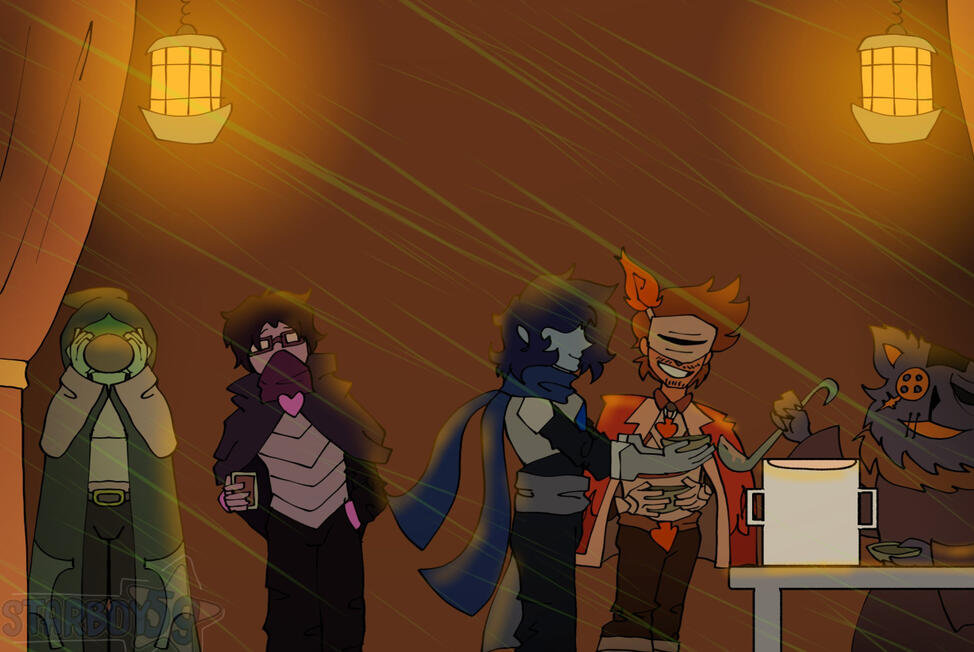 "The place where it's currently raining."